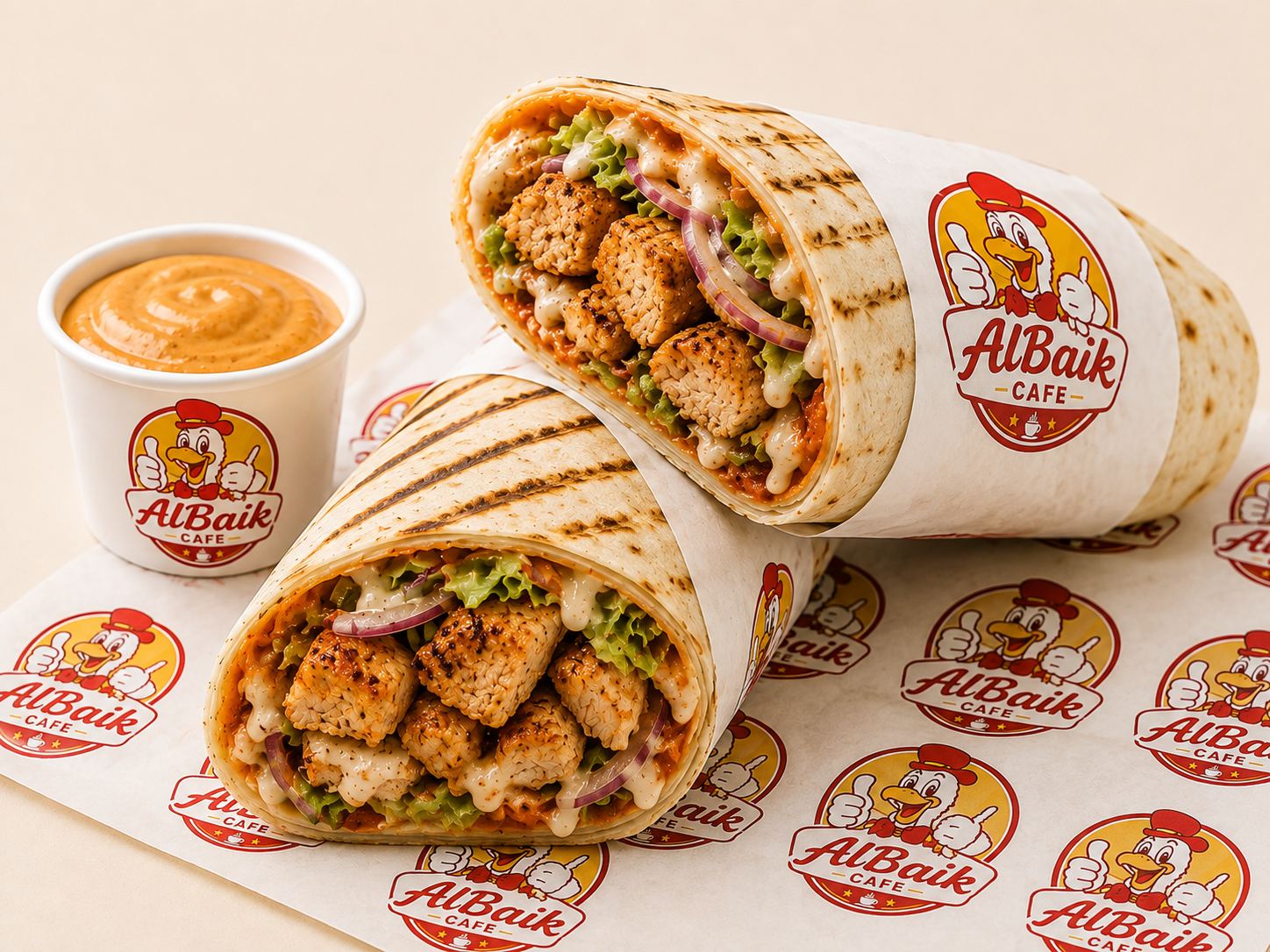Chicken Twister at Al Baik Cafe