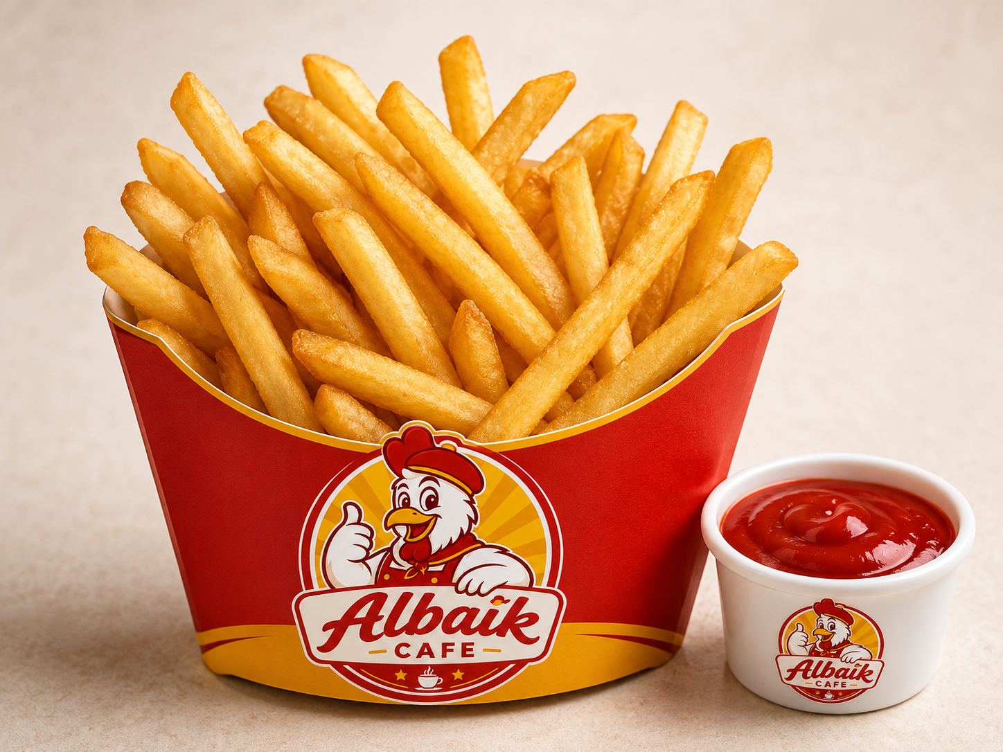 French Fries at Al Baik Cafe