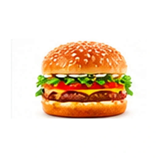 Veg. Burger at Al Baik Cafe